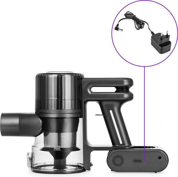 Изображение товара Вертикальный пылесос Kitfort КТ-5168-3 (черный/белый)