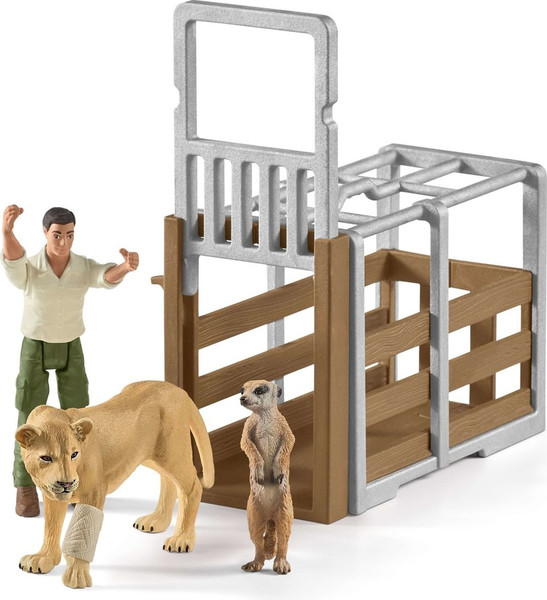 Изображение товара Игровой набор Schleich Большой ветеринарный спасательный грузовик / 42475