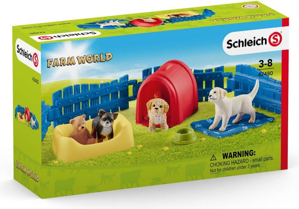 Изображение товара Игровой набор Schleich Манеж для щенков / 42480