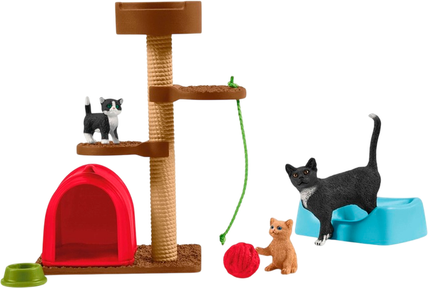 Изображение товара Игровой набор Schleich Комплекс для кошки и котят / 42501