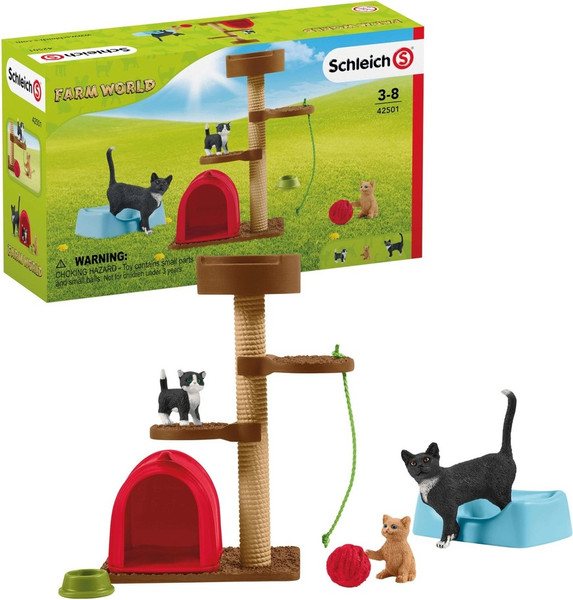 Изображение товара Игровой набор Schleich Комплекс для кошки и котят / 42501