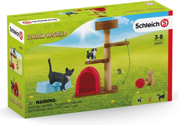 Изображение товара Игровой набор Schleich Комплекс для кошки и котят / 42501
