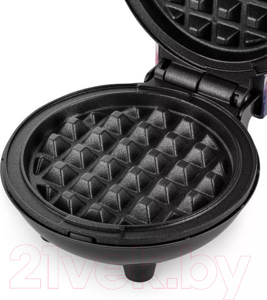 Изображение товара Вафельница Kitfort KT-1684-3 (черный/фиолетовый)