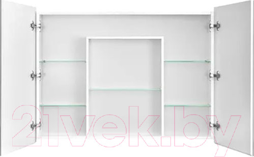 Изображение товара Шкаф с зеркалом для ванной Акватон Лондри 100 (1A267302LH010)