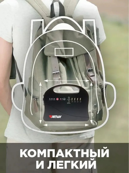 Изображение товара Портативное зарядное устройство Artway EA-146IS