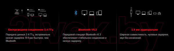 Изображение товара Наушники-гарнитура A4Tech Bloody MR720 (белый/красный)