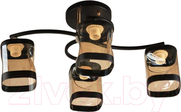 Изображение товара Потолочный светильник Mirastyle BL-15052/4 BK+FG