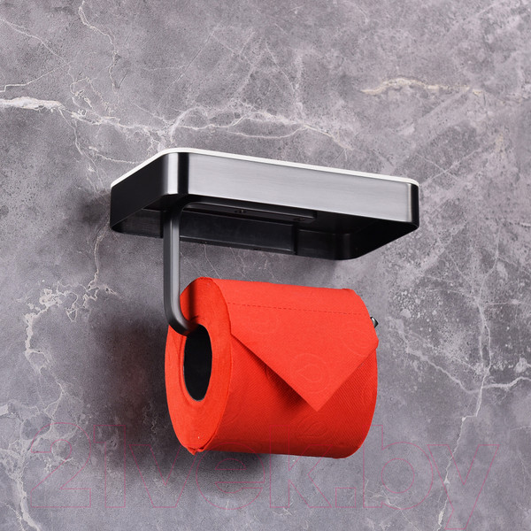 Изображение товара Держатель для туалетной бумаги Abber Westen AA1730B (черный матовый)