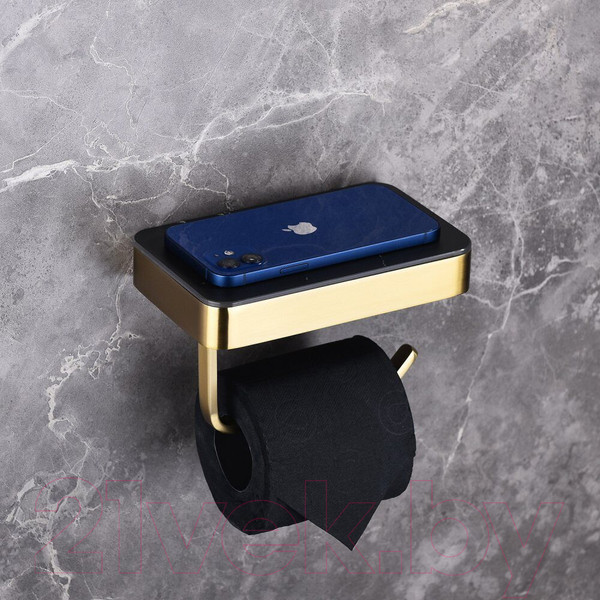 Изображение товара Держатель для туалетной бумаги Abber Westen AA1730G (золото матовое)