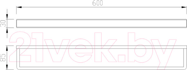 Изображение товара Держатель для полотенца Abber Westen AA1755 (хром)