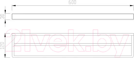 Изображение товара Держатель для полотенца Abber Westen AA1756 (хром)