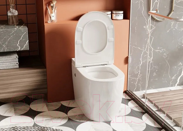 Изображение товара Унитаз приставной Abber Bequem AC1115P (с импульсным смывом)