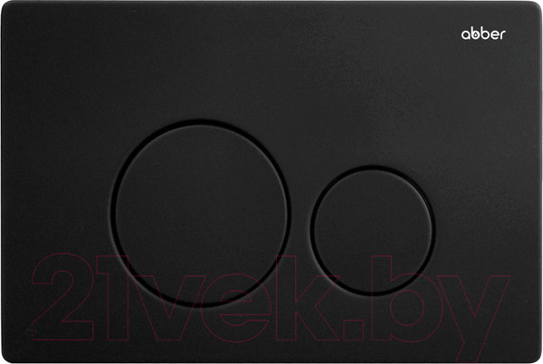 Изображение товара Кнопка для инсталляции Abber AC0121MB (черный матовый)