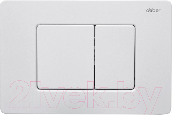 Изображение товара Кнопка для инсталляции Abber AC0120MW (белый матовый)