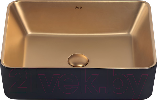 Изображение товара Умывальник Abber Rechteck AC2212BG (золото матовое/черный)