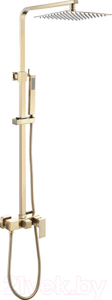 Изображение товара Душевая система со смесителем Abber Daheim AF8220G (золото матовое)