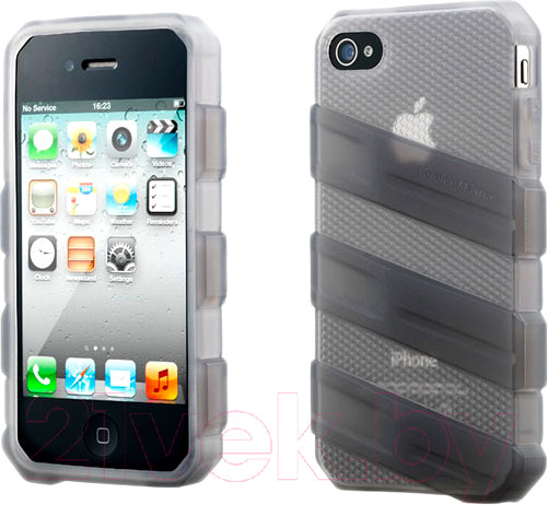 Изображение товара Чехол-накладка Cooler Master Claw для iPhone 4 / C-IF4C-HFCW-3A (серый)