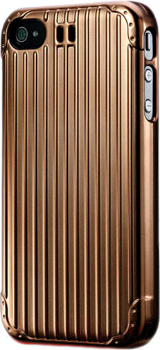 Изображение товара Чехол-накладка Cooler Master Traveler для iPhone 4 / C-IF4C-SCTV-1O (золото)