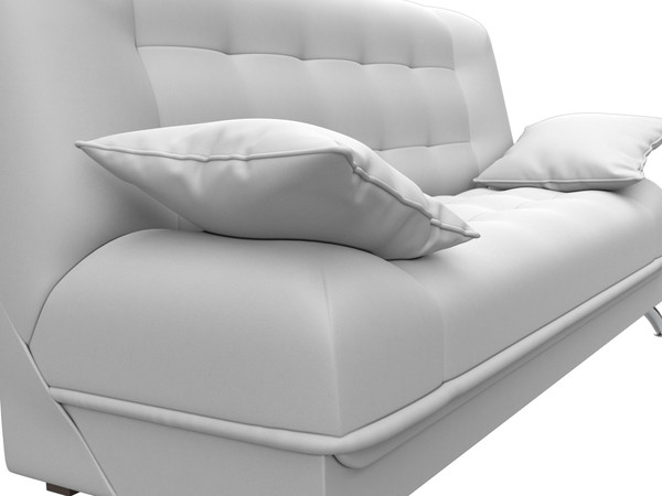 Изображение товара Диван Лига Диванов Анна / 28057 (экокожа белая)