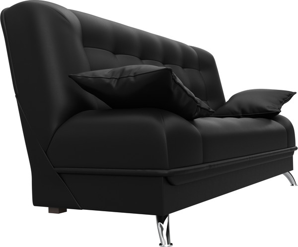 Изображение товара Диван Лига Диванов Анна / 28060 (экокожа черный)