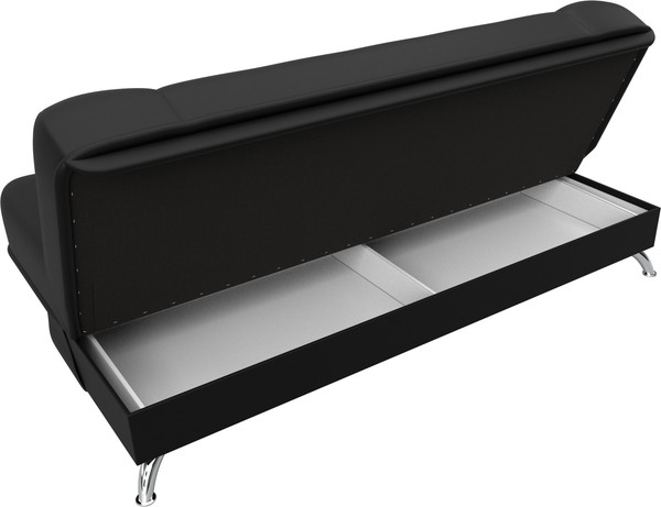 Изображение товара Диван Лига Диванов Анна / 28060 (экокожа черный)