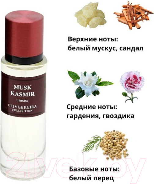 Изображение товара Парфюмерная вода Clive&Keira Musk Kasmir W+M 2044 (30мл)