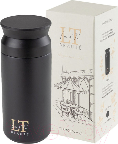 Изображение товара Термокружка La and Te beaute LT-350BK (53242)