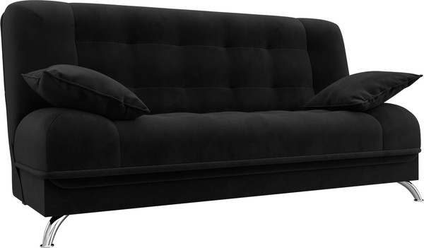Изображение товара Диван Лига Диванов Анна / 102743 (велюр черный)