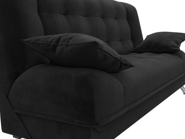 Изображение товара Диван Лига Диванов Анна / 102743 (велюр черный)