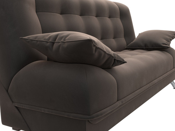 Изображение товара Диван Лига Диванов Анна / 102744 (велюр коричневый)