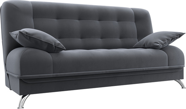 Изображение товара Диван Лига Диванов Анна / 102745 (велюр серый)