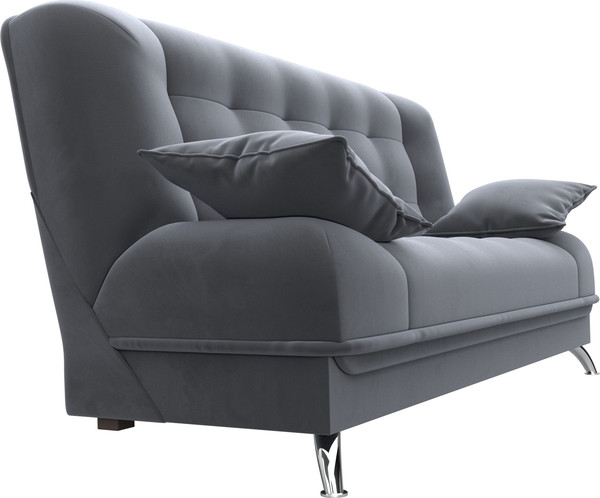 Изображение товара Диван Лига Диванов Анна / 102745 (велюр серый)