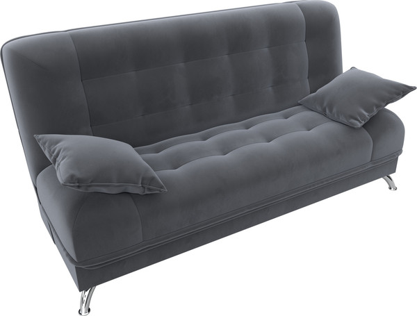 Изображение товара Диван Лига Диванов Анна / 102745 (велюр серый)