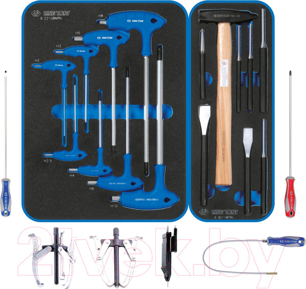 Изображение товара Универсальный набор инструментов King TONY 934-325MRVD