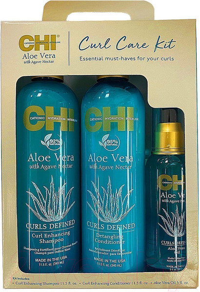 Изображение товара Набор косметики для волос CHI Aloe Vera Curl Care Kit PM8497
