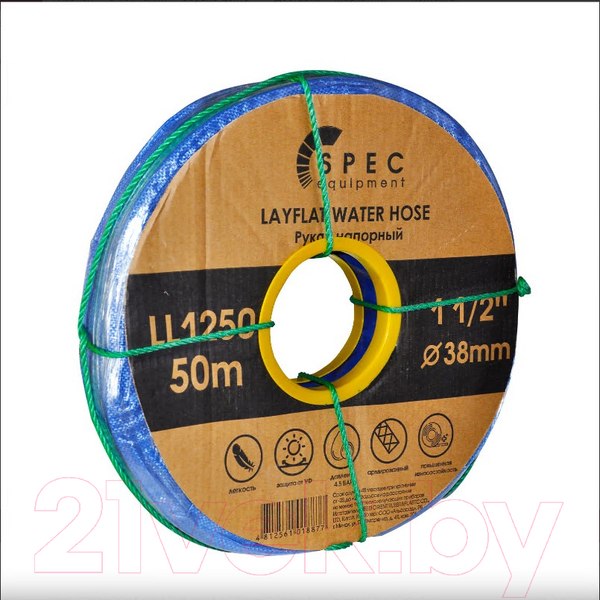 Изображение товара Рукав напорный Spec 1/2" LL1250 (50м)