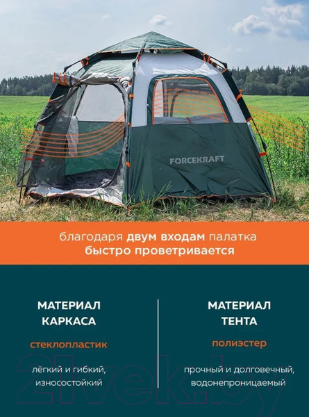 Изображение товара Палатка ForceKraft FK-TENT-1(56453)
