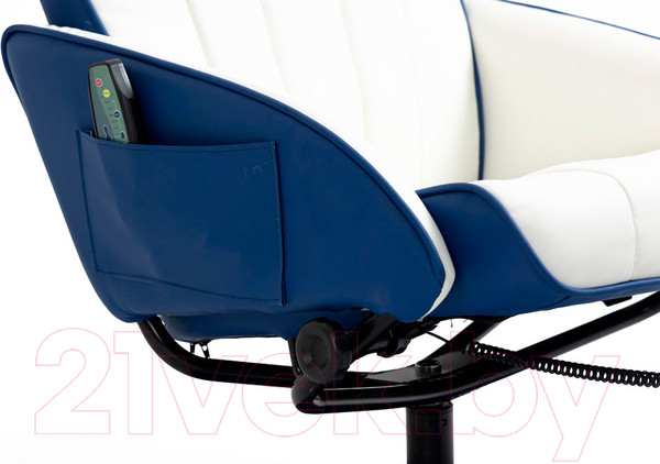 Изображение товара Массажное кресло Angioletto Barone Blu Bianco