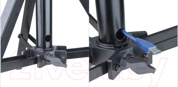 Изображение товара Стойка для студийного оборудования Kupo 360 Sperical Camera Stand 160MB (97.5-165см, черный)