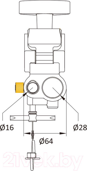 Изображение товара Зажим для студийного оборудования Kupo T.V. Coupler / KCP-844