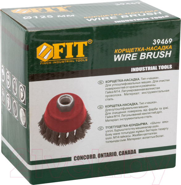 Изображение товара Щетка для электроинструмента FIT Гайка М14 / 39469