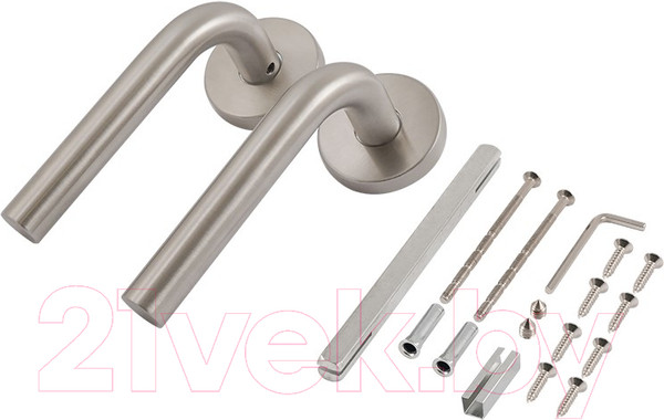 Изображение товара Ручка дверная Нора-М ПП-03 (нержавеющая сталь)