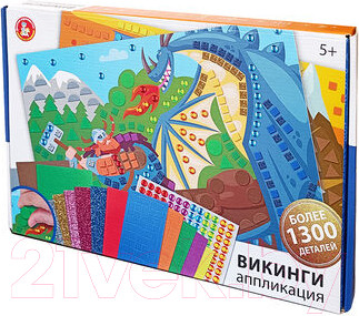 Изображение товара Набор для творчества Десятое королевство Аппликация Викинги / 05030