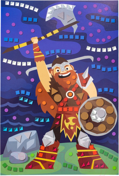 Изображение товара Набор для творчества Десятое королевство Аппликация Викинги / 05030