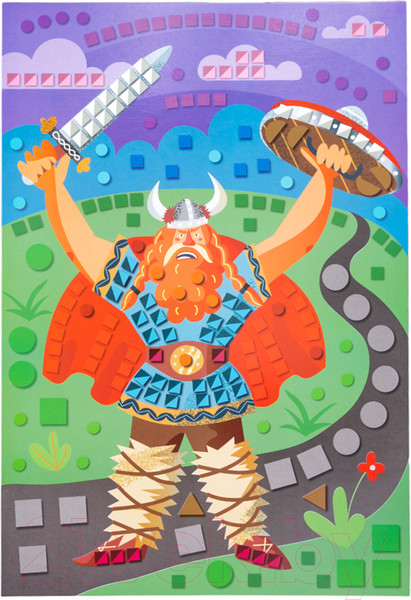 Изображение товара Набор для творчества Десятое королевство Аппликация Викинги / 05030