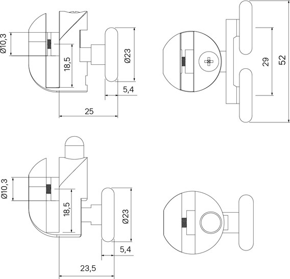 Изображение товара Ролики для душевой кабины IDDIS 966M23C6DZ