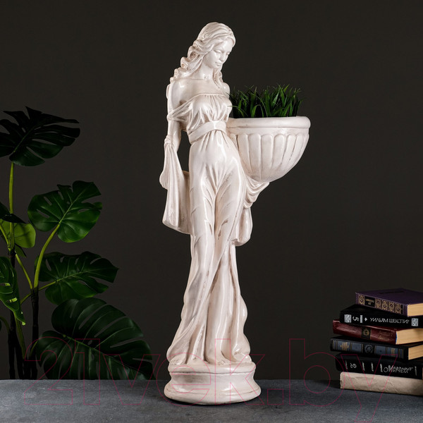 Изображение товара Кашпо Хорошие сувениры Девушка в платье / 3022256