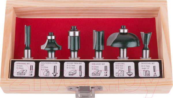 Изображение товара Набор фрез FIT Кромочные / 36568 (6шт)