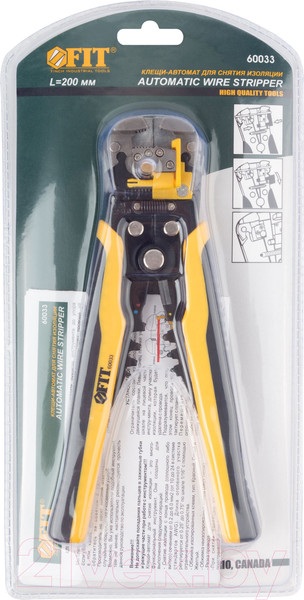 Изображение товара Инструмент для зачистки кабеля FIT Усиленный Профи / 60033