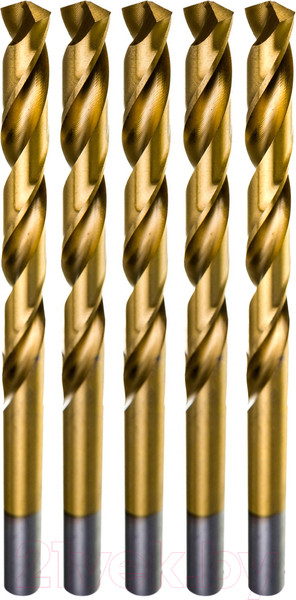 Изображение товара Набор сверл FIT HSS по металлу / 34180 (5шт)